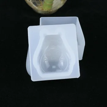 

1pc 3D Totoro Silicone Molds Soap Mould Decorating Silicone Molds Pendant Resin Mold UV Epoxy Resin Mold Jewelry Making