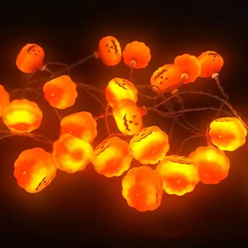 

10/20/30 LEDs Cute Smiley Pumpkin String Light Halloween Easter Day Home Party