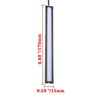 

Waterproof Car Light Strip Turn Signal Blue 12V LED DRL Daytime Running