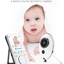 Беспроводной видеоняни и радионяни, 2,4 дюймов, цветная камера безопасности, домофон, ИК, 24 h, детская портативная ИК-камера, светодиодный, VB605