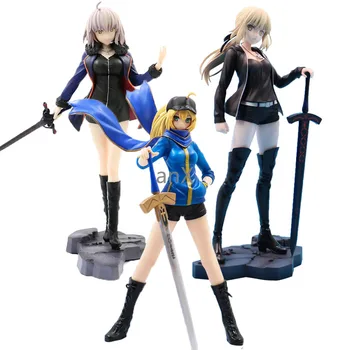 

Fate Grand 24cm Altria Pendragon saber Fate stay night PVC Action Figures toys collectible model Toy For Kids children