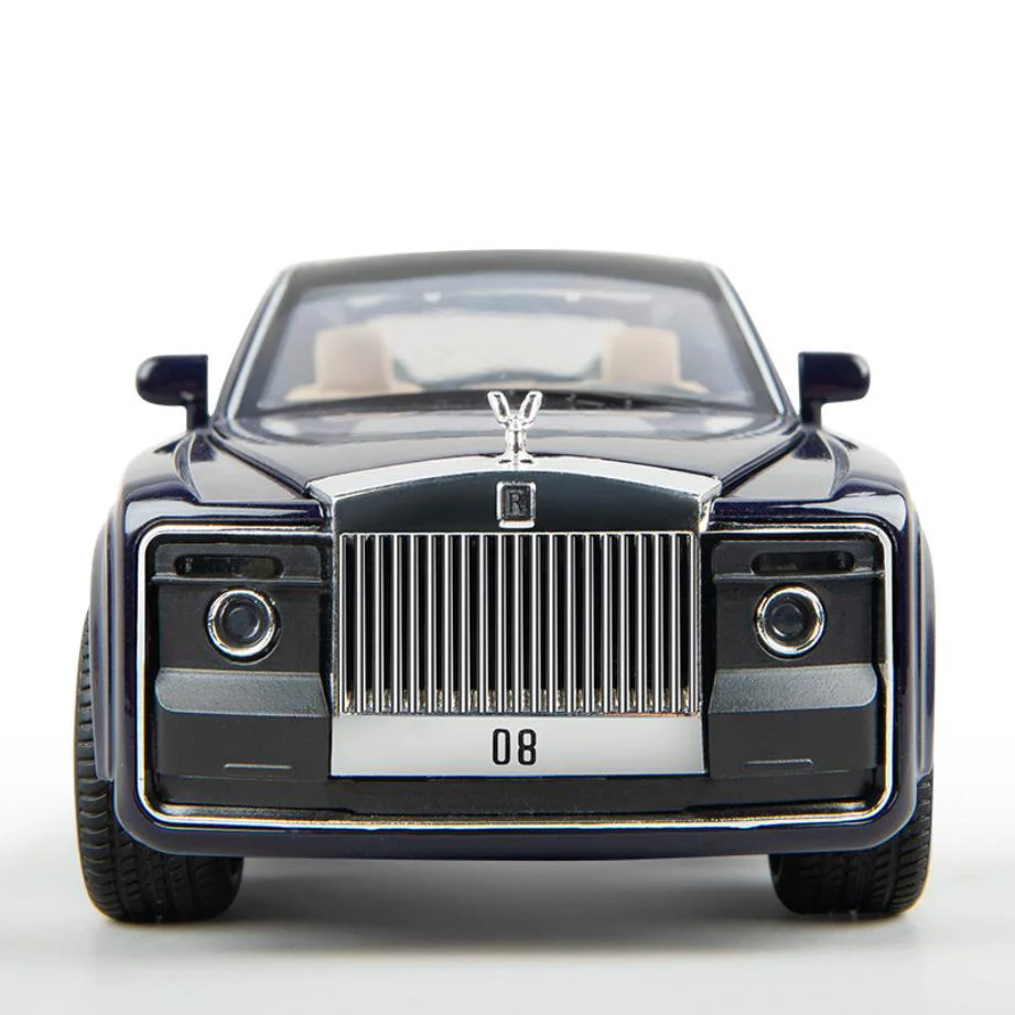 Горячий масштаб 1:32 колеса литая под давлением машина Rolls-Royce Sweptail металлическая модель с светильник и звуком вытяните назад автомобиль игрушки коллекция