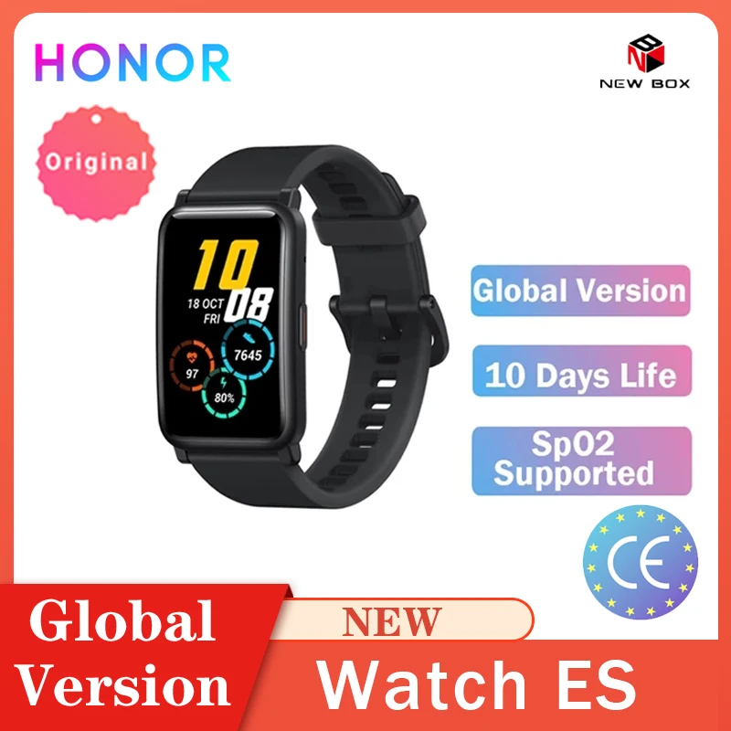 Смарт часы HONOR WATCH ES с сенсорным экраном 1 64 дюйма Bluetooth 5 пульсометром и функцией