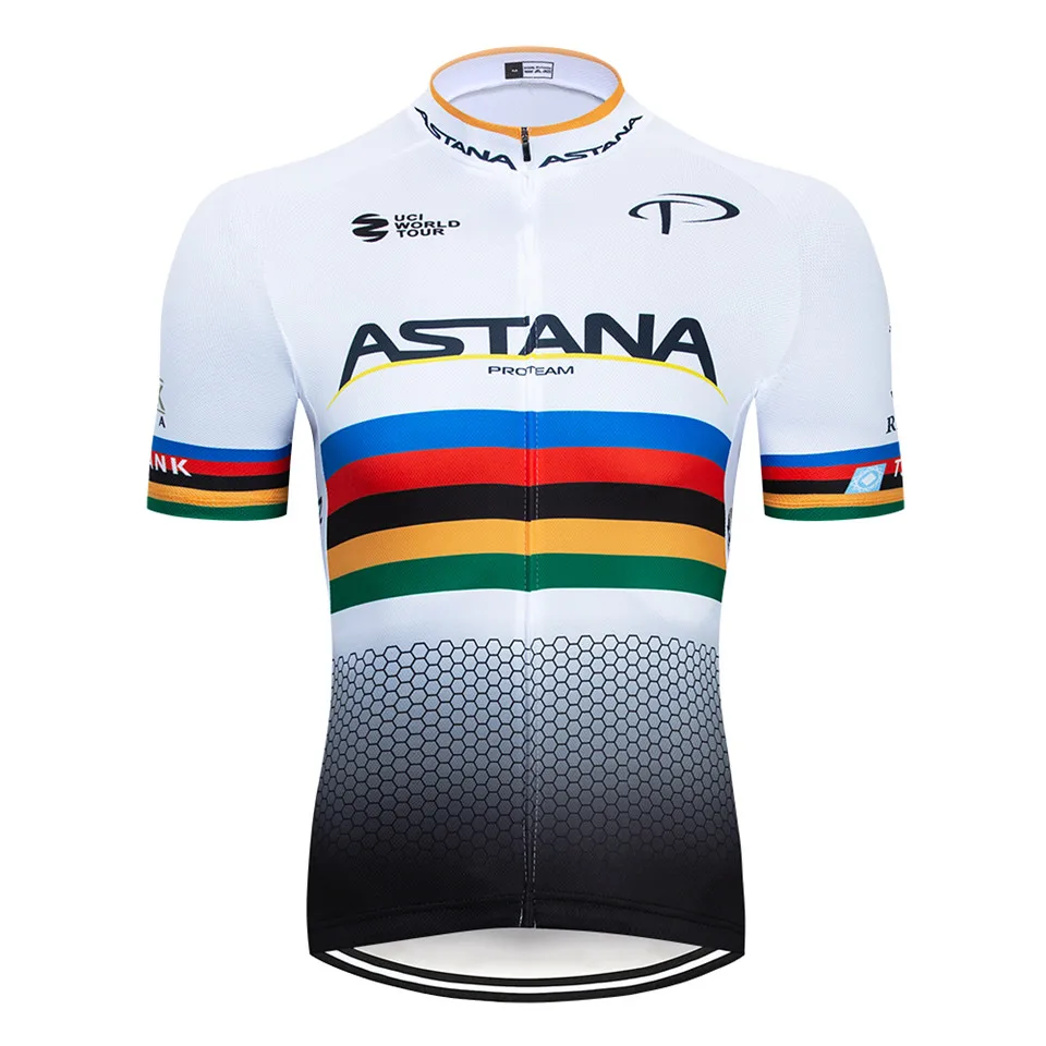 Pic Color7 Astana Pro велосипедная одежда с коротким рукавом, Джерси для велоспорта, Майо, Ropa Ciclismo, Hombre, одежда для горного велосипеда, одежда для велоспорта - Цвет: Pic Color7
