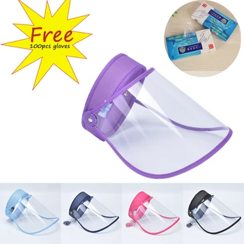 

HD Cycling Face Shield маска Windproof Face Mask Sunshade Hat Transparent Cover Motorcycles Mask Car Accessories