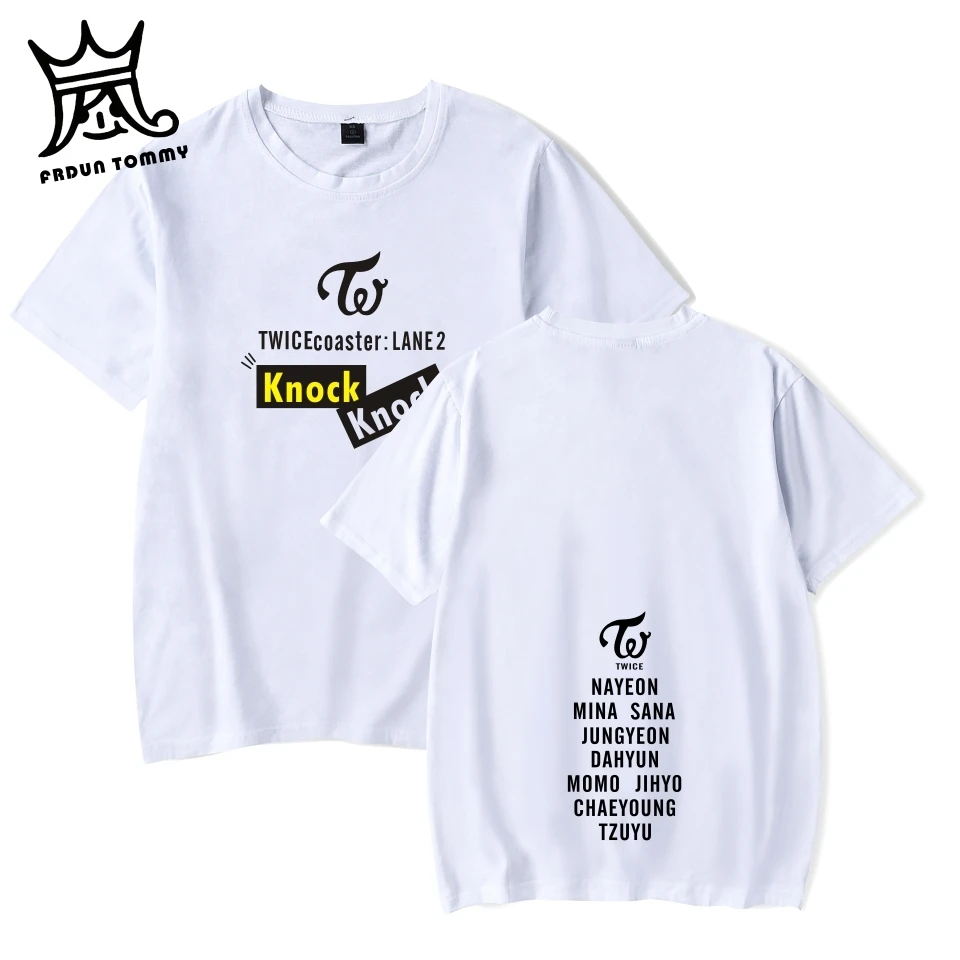 FRDUN TOMMY двойная футболка Новое поступление уличная одежда Kpop мужские/женские