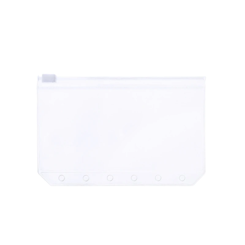 Прозрачный ПВХ сумка для хранения для Ноутбука Дневник ежедневник на молнии визитные карточки - Цвет: A7