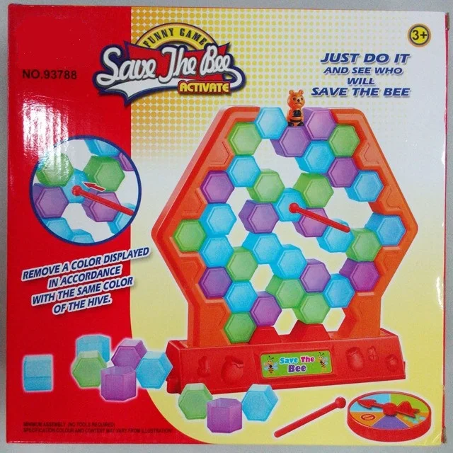 

Free Shipping Funny toy for children funny game save the bee family game