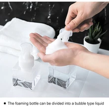 250 мл/100 мл прозрачный диспенсер для пены жидкого мыла пресс-тип очищающее средство для лица bubbler sub-бутылка портативное мыло в мини-формате диспенсер для пены