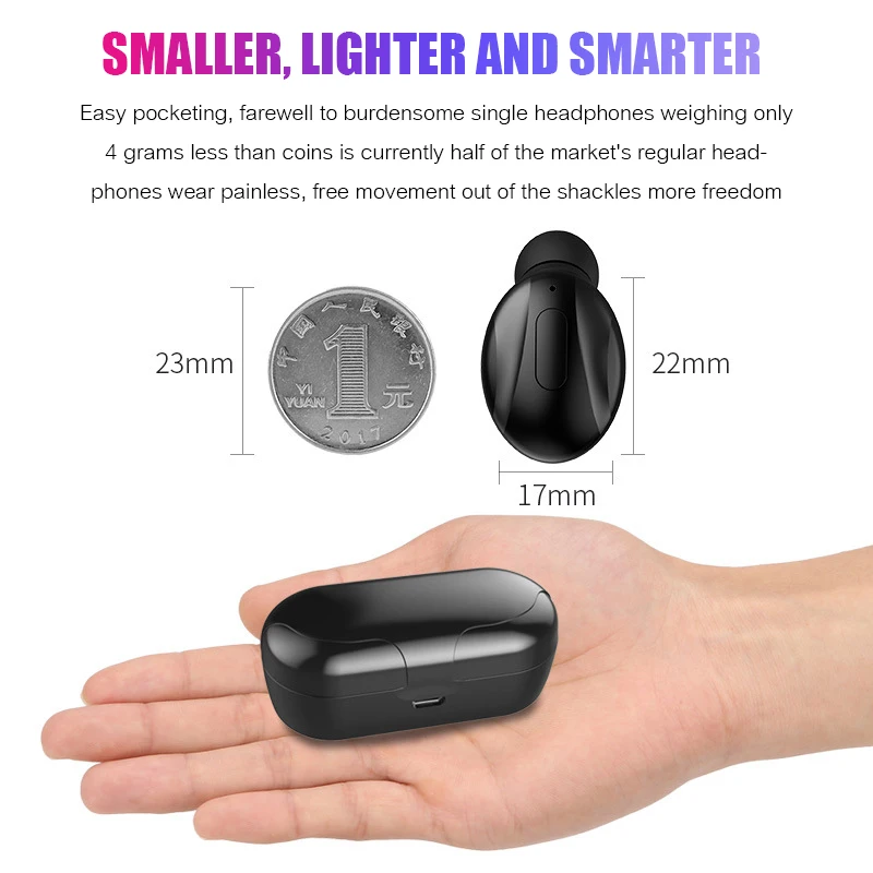 Bluetooth Earphones TWS Wireless Blutooth 5.0 Earphone Handsfree Headphone Sports Earbuds Gaming Headset Phone PK i80 tws
