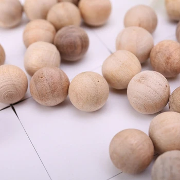 

100Pcs Natural Cedar Wood Moth Balls Camphor Repellent Wardrobe Clothes Drawer