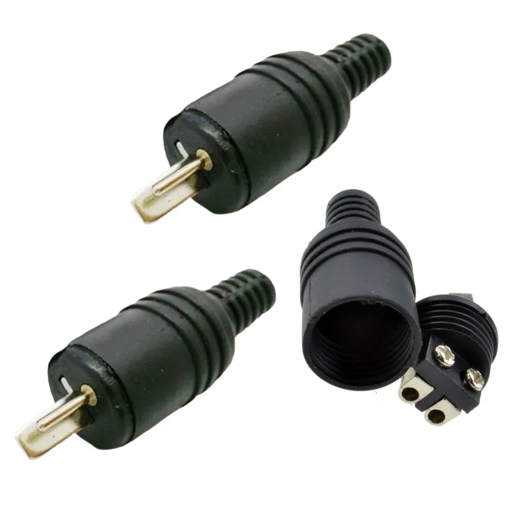 2-Pin Din Speaker Plugs HiFi Connector Screw Type GRUNDIG B&O Leak German Made 