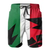 Hot Sale Summer Men Beach Breathable Quick Dry Nerd R333 running ITALY. ITALIAN. Italian Flag. FULL COVER Flag Hawaii Pants 2