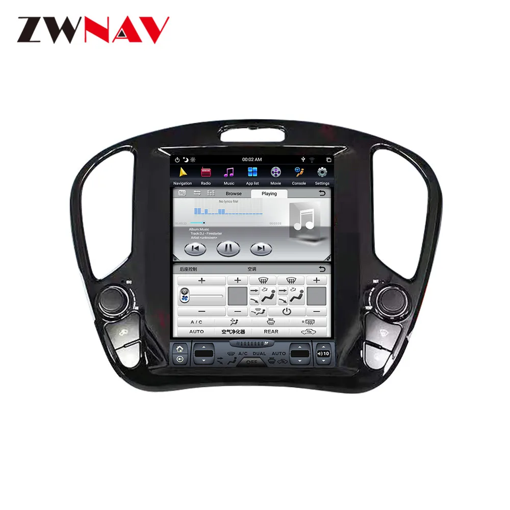 Perfect Tesla style 4GB RAM Android 8.1 PX6 Car GPS Navigation For Nissan Juke 2010+Auto head unit Multimedia Player radio tape recorder 13