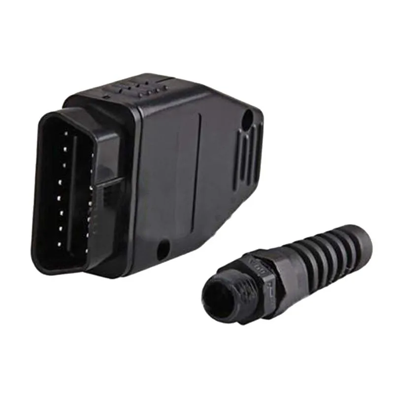 16PIN OBD2 Открыть Кабель OBD Мэл основа 30 см мужской открытое FEMAEL корпус 16 PIN OBDII