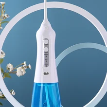 3 modi Tragbare Oral Irrigator Cordless Wasser Dental Flosser USB Aufladbare 5 Düsen Wasser Jet Floss Zahn Pick 300ml