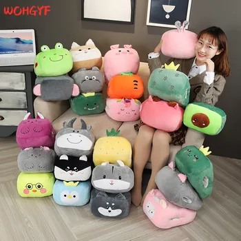 

Animal Sweet Dinosaur&Pig&Cat&Bear Kawaii Plush Hand Warmer Soft Cartoon Tororo&Hamster&Elephant&Stuffed Pillow Gift Toys