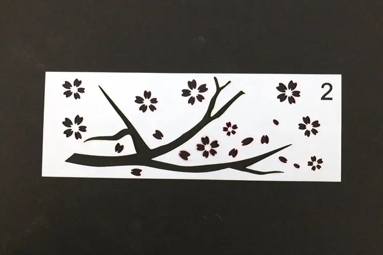 Trumpet Clover Digital Painting Template Ruler Sets Of Diy Photo Album Hand Scale Template Children Drawing Board