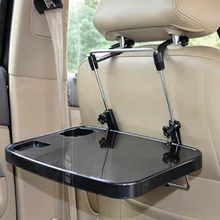 Back-Tray Desk Table Car-Seat Laptop Steering-Wheel Silver for Food-Dining-Drink And