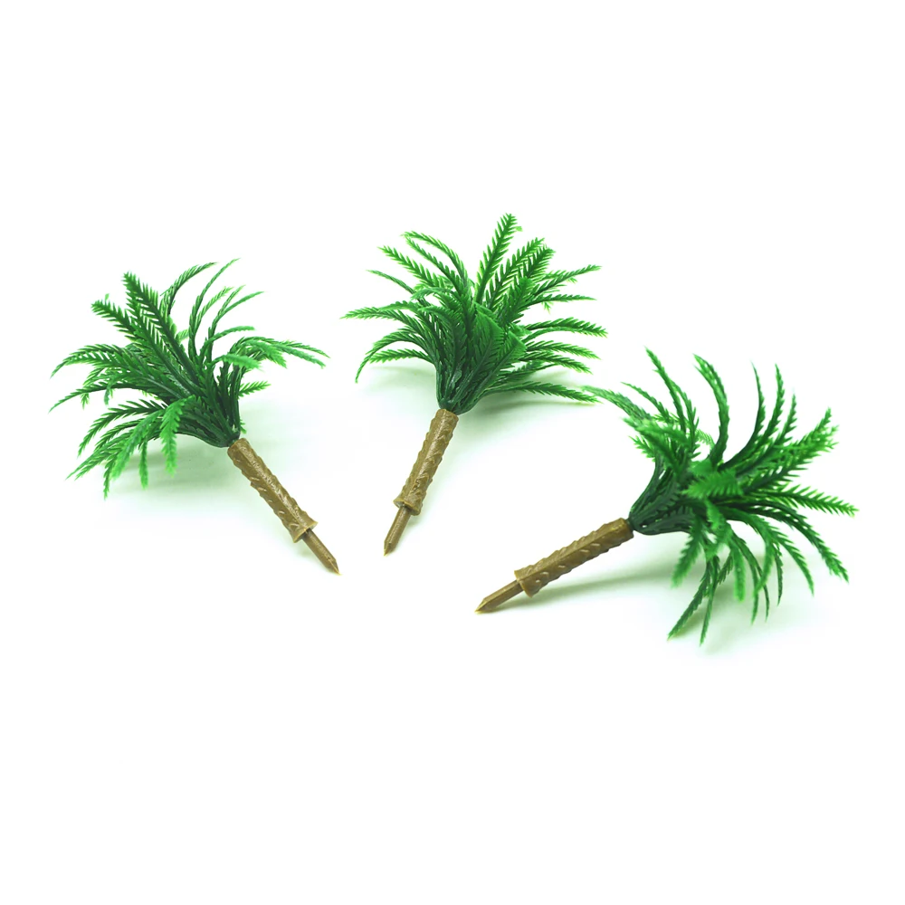 

Teraysun 2017 new items Architectural model train Layout Model 6CM Coconut Palm Trees Forest Scale