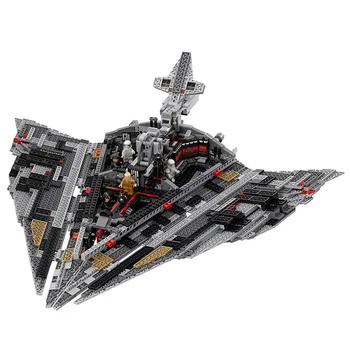 

1457 Pcs lepining 10901 Single First Order Star Destroyer Model Star Set Wars Building Block Bricks Educational Toys