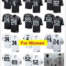 Женские футбольные майки Окленд Дерек Карр маршон Линч Халиль Мак Бо Джексон Амари Купер Джорди Нельсон Хоуи