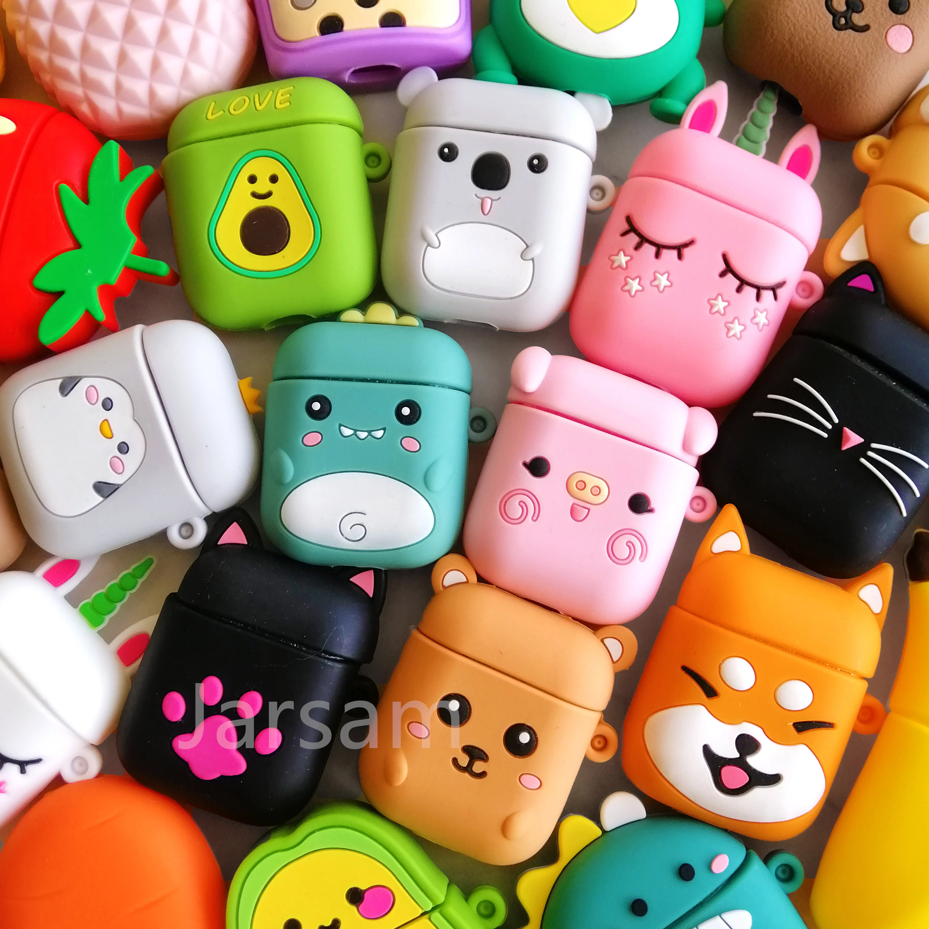 Adecuado para funda protectora de auriculares de dibujos animados Airpods 1 2 generación Adecuado para funda protectora de auriculares de dibujos animados Airpods 1 2 generación