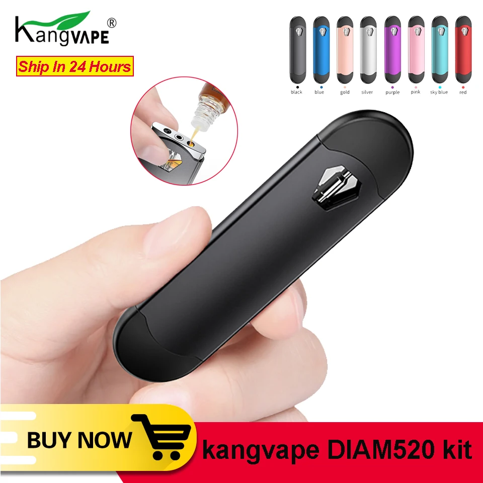 Новинка Портативный kangvape SMOD DIAM520 vape ручка стартовый набор 300 мАч 0 7 мл емкость pod