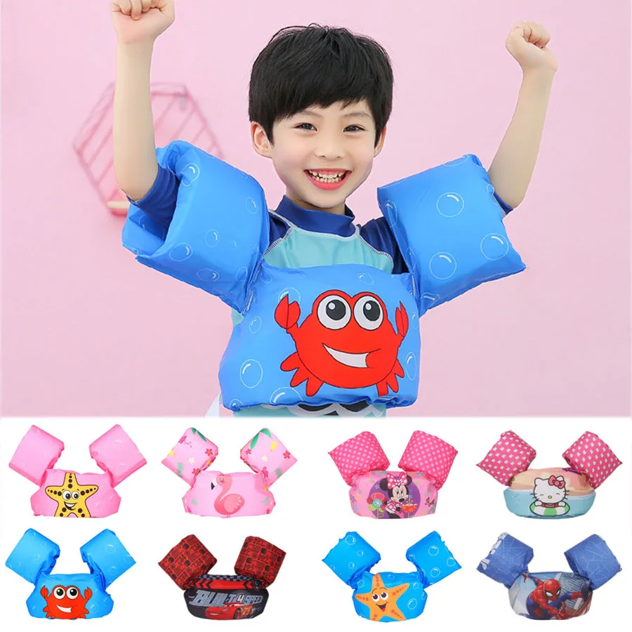 Inflatable Swim Vest Hot Toys Kid swimming float vest Baby arm sleeve circle swim trainer Child life vest Children swimsuit swimming pool accessories