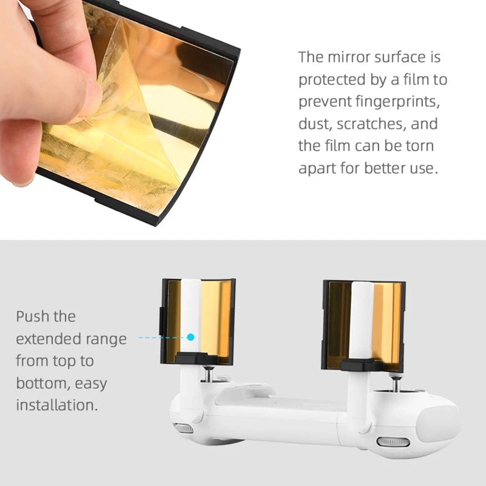 Drone Controller Remote Control Signal Mirror Extender Antenna Booster for FIMI X8SE Accessories Camera Len Cover Case Amplifier