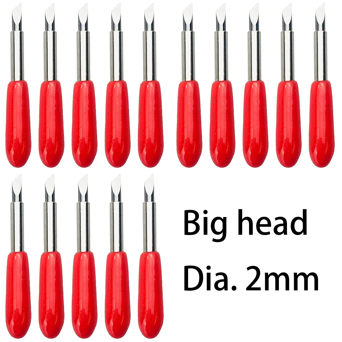 15 Pezzi Diametro 45 Gradi Plotter Da Taglio Per Plotter Da Taglio A Lama Grande Da 2Mm Plotter Da Taglio Per Roland Cricut Skycut Deepcut Gcc Jaguar 