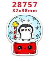 28757 30 шт. плоское украшение из смолы Рождество смолы pr28793 - Цвет: 28757