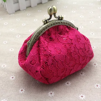 

MAISON FABRE Fashion Wallets New Women Lady Retro Vintage Lace Small Wallet Hasp Purse Clutch Handmade lace Wallet Dropshipping