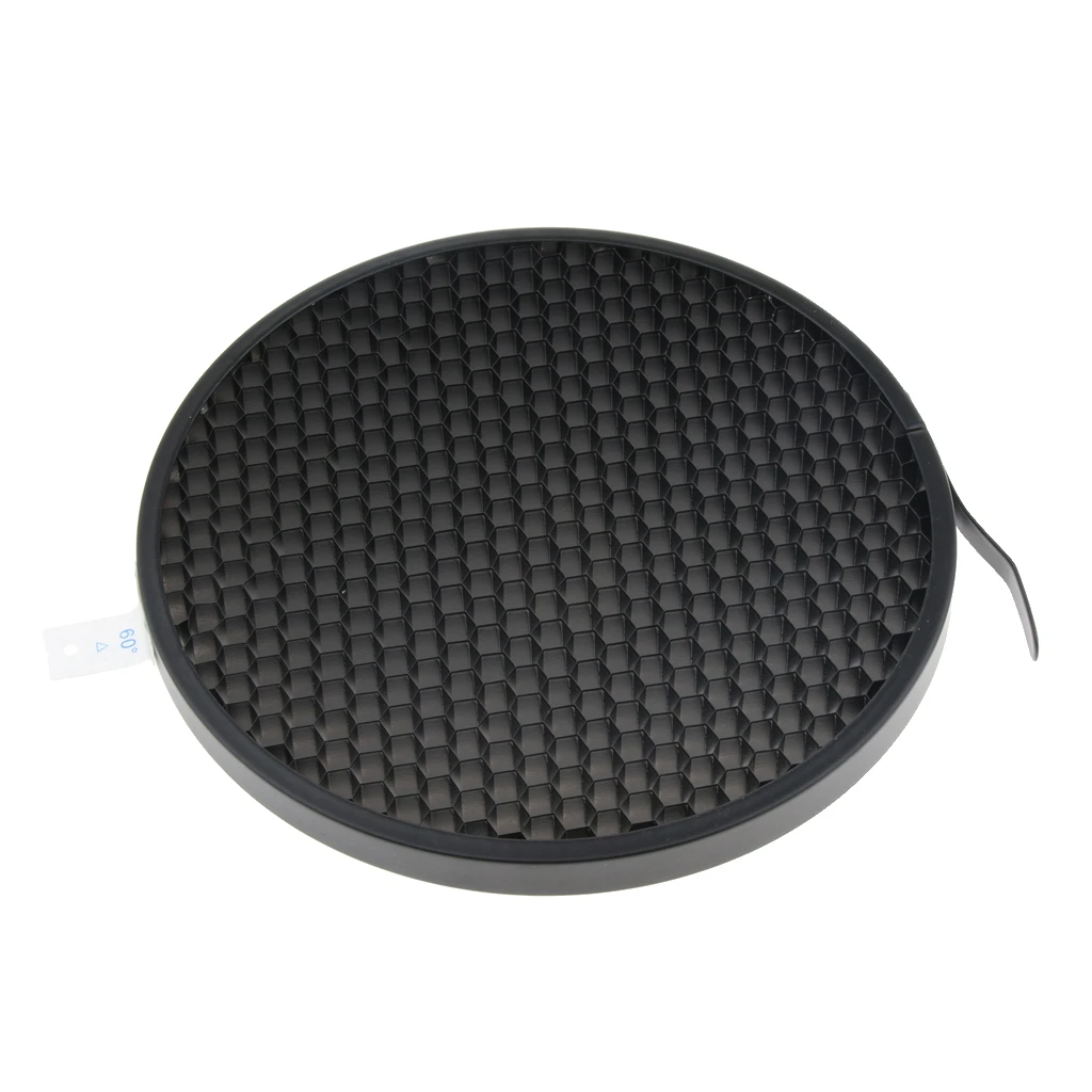 1Pcs 60 Degree Eggcrate Honeycomb Grid for 7'' Reflector Diffuser Lamp Shade Dish Photography Studio Accessories