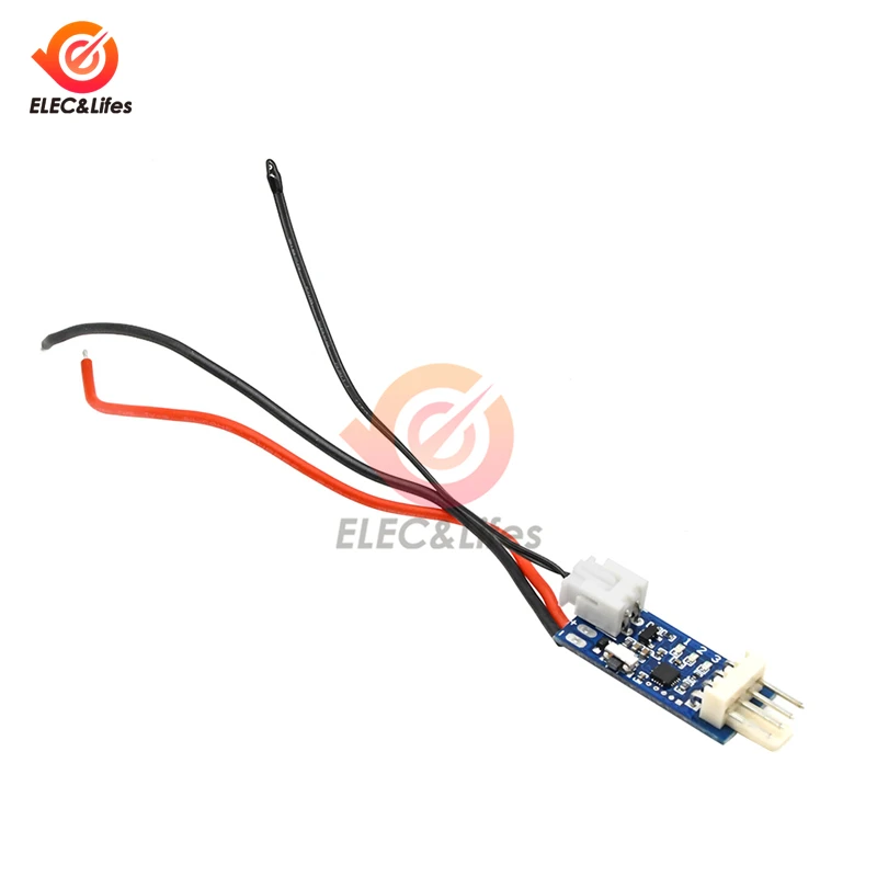 DC 5V/12V Micro PWM PC Fan Temperature Control Denoised Speed Governor 4-Wire Motor Speed controller 10CM black tip probe 120&deg;C dc motor speed controller fan speed controller