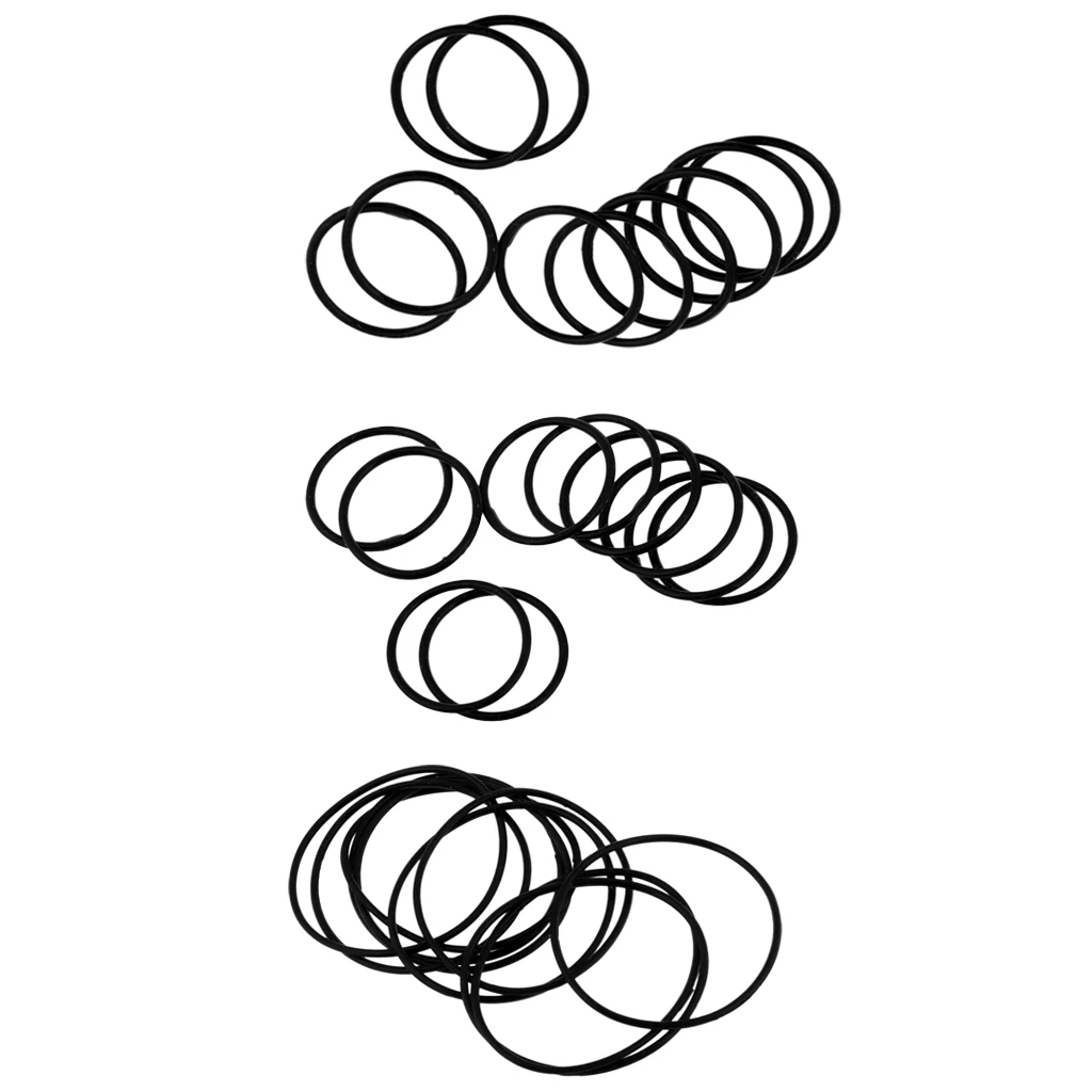 Sealing Ring/Rubber Gasket/Sealing Washer, Pack of 30, Enough Spare Parts for Flashlight