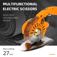 Industrial Electric Scissors Handheld Round Blade 110V/220V Cutting Cloth Machine Silent Servo Direct Drive Electric Round Knife 2
