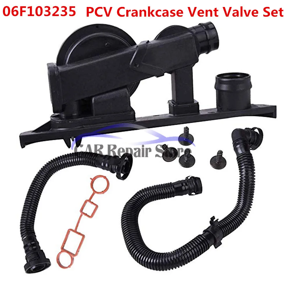 OEM 06F103235 1 комплект PCV вентиляционный клапан Картера шланг для Audi A3 A4 TT VW GTI Jetta Passat Eos 2,0 06F129101P 06F129101E 06F 103 235
