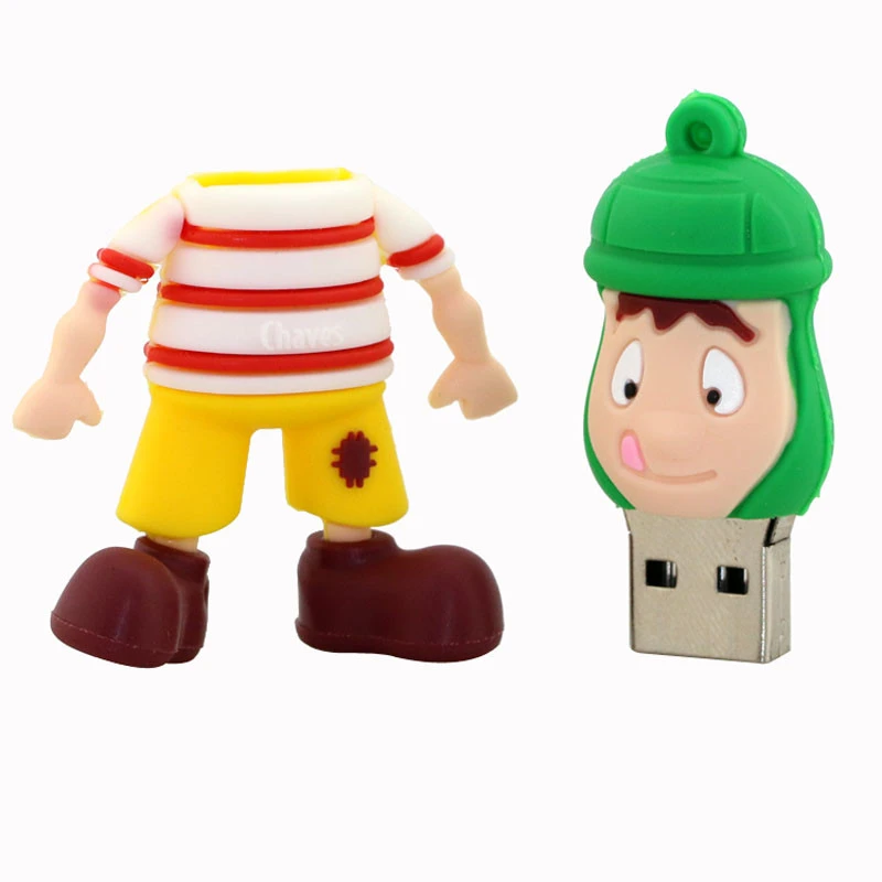 Мультфильм человек мальчик и Женщина USB флэш-накопитель карта 64 Гб памяти диск 4 ГБ 32 ГБ 256 ГБ 16 8 64 256 ГБ Флешка большой палец/ключ/creati подарок