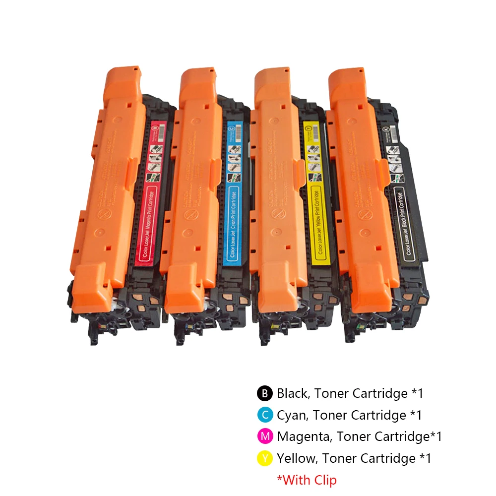 toner cartridge DMYON тонер-картридж 201A CF400A CF401A CF402A CF403A совместимый для hp LaserJet Pro M252n M252d M277c6 M277n M277dw принтер - Цвет: toner cartridge