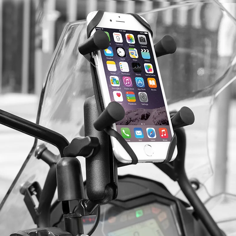 Universal 360 Degree Adjustable Cell Phone Holder Motorcycle Bike Bicycle Mirror Usb Charging Bracket Bicycle Moto Handle Grip best mobile holder for car