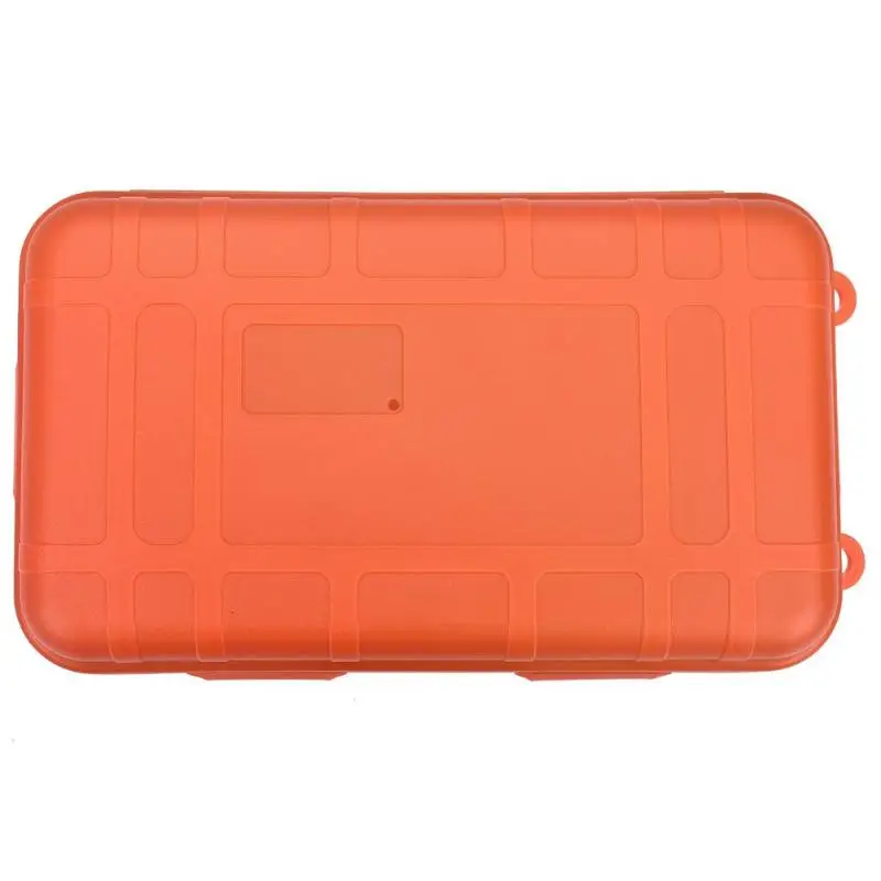 Ударопрочный водонепроницаемый ящик для выживания EDC ящик для инструментов контейнер для хранения герметичный контейнер Открытый Чехол Контейнер для хранения Коробка для переноски - Цвет: orange