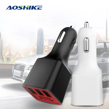 

AOSHIKE Car Air Purifier Negative Ion Car Charger 3 in1 Inside Car Purifier USB Car Oxygen Bar Anion Mobile Phone Charger
