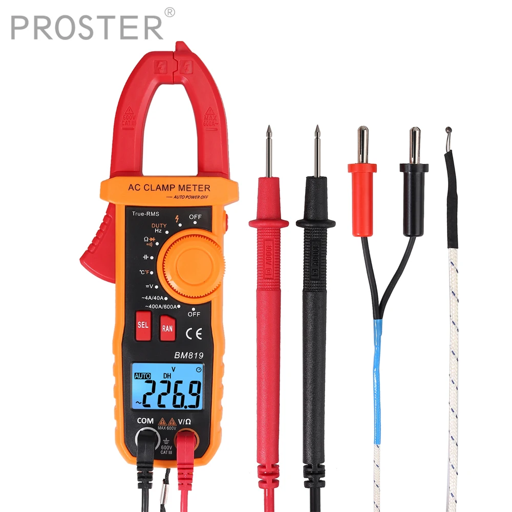 Цифровой мультиметр Proster измеритель напряжения переменного/постоянного