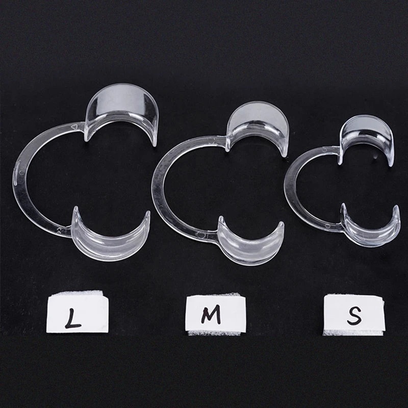 5 pcs C Shape Plastic Dental lip cheek retractors mouth opener orthodontic tools dental products Oral Clean Tool teeth whitening