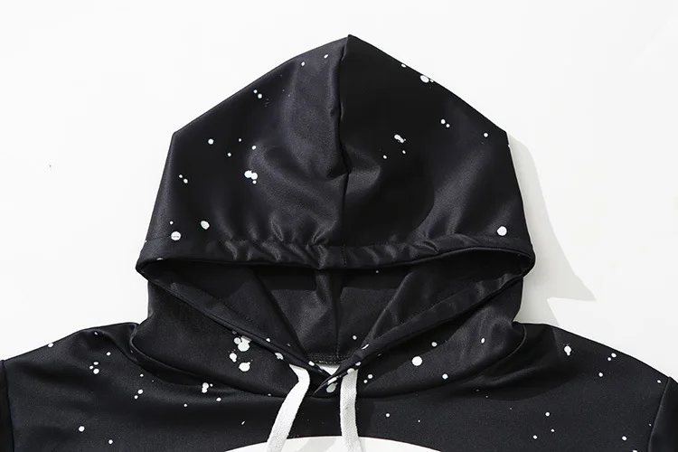 HIAWATHA Digital Printed 3D Hoodies Autumn Winter Harajuku Long Sleeve Hooded Sweatshirt Women Loose Skull Hoody WY1430