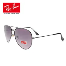 RayBan RB3026 открытый glassate RayBan Авиатор поляризационные мужские и женские ретро солнцезащитные очки водительские оттенки