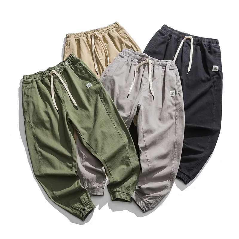 

Northern Boundary Men'S Wear 2020 Spring New Style Side Seam Joint Japanese-style Casual Pants Men's Skinny Harem Pants Sub-MEN'