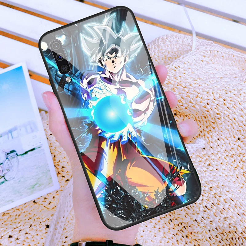 Dragon Ball стекло чехол для телефона для galaxy Note 8, 9, 10, плюс S8 S9 S10E по индивидуальному заказу Гоку чехол для телефона для sumsung A10 20 30 40 50 60 70 чехол - Цвет: 80596