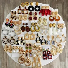 Лучшие женские модные серьги-капли ZA для женщин, свадебные Винтажные висячие массивные серьги в стиле бохо, ювелирные изделия для вечеринки, подарки для девушек, бижутерия